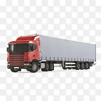 红色大卡车-空若网 红色大卡车-空若网