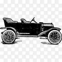 复古老爷车插画-空若网 复古老爷车插画-空若网