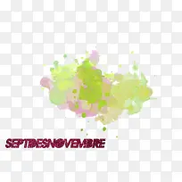 卡通手绘水彩墨迹云彩-空若网 卡通手绘水彩墨迹云彩-空若网