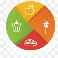 彩绘简笔画水果蔬菜矢量图-空若网 彩绘简笔画水果蔬菜矢量图-空若网