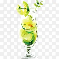 矢量图水彩成汁杯子-空若网 矢量图水彩成汁杯子-空若网