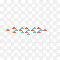 矢量卡通多彩三角形-空若网 矢量卡通多彩三角形-空若网