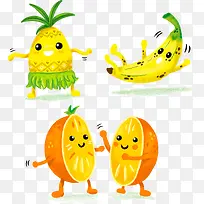 矢量手绘卡通水果-空若网 矢量手绘卡通水果-空若网