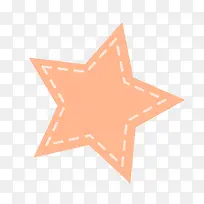 橙色五角星素材-空若网 橙色五角星素材-空若网