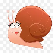 卡通可爱蜗牛矢量图-空若网 卡通可爱蜗牛矢量图-空若网