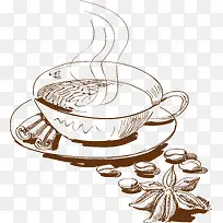 茶 杯子 素描-空若网 茶 杯子 素描-空若网