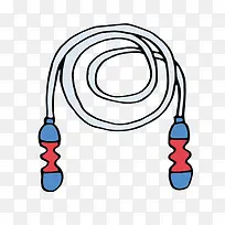 矢量手绘跳绳素材-空若网 矢量手绘跳绳素材-空若网