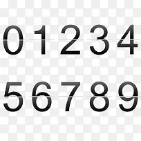 翻页数字艺术免扣字体-空若网 翻页数字艺术免扣字体-空若网