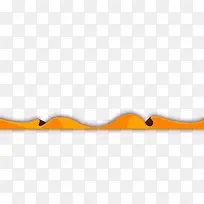 橙色边框装饰素材-空若网 橙色边框装饰素材-空若网