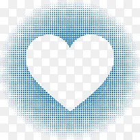 蓝色镂空拼图爱心-空若网 蓝色镂空拼图爱心-空若网