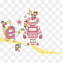 手绘机器人-空若网 手绘机器人-空若网