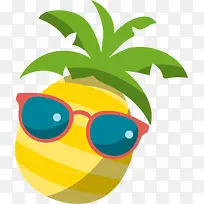 夏季水果橙色菠萝-空若网 夏季水果橙色菠萝-空若网