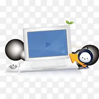 矢量电脑科技素材-空若网 矢量电脑科技素材-空若网