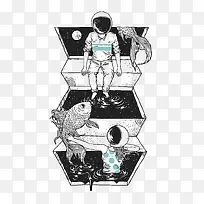 创意插画-空若网 创意插画-空若网