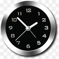 手绘黑灰色时尚钟表-空若网 手绘黑灰色时尚钟表-空若网