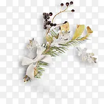 圣诞树枝叶彩带-空若网 圣诞树枝叶彩带-空若网