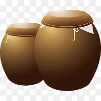 大缸矢量素材-空若网 大缸矢量素材-空若网