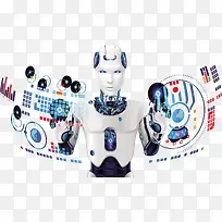 矢量白色机器人下载-空若网 矢量白色机器人下载-空若网