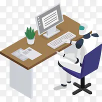 һ�����԰칫�İ�ɫ������-������