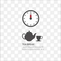 扁平化茶具钟表-空若网 扁平化茶具钟表-空若网
