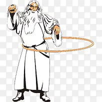 老人锻炼身体PNG矢量元素-空若网 老人锻炼身体PNG矢量元素-空若网