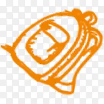 橙色卡通书包国庆-空若网 橙色卡通书包国庆-空若网