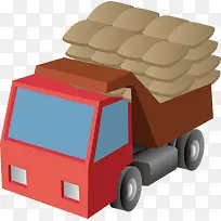 货车png矢量元素-空若网 货车png矢量元素-空若网