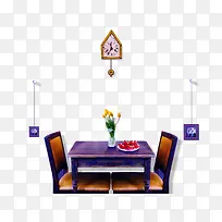 室内场景餐厅一角-空若网 室内场景餐厅一角-空若网