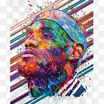 篮球运动员插画-空若网 篮球运动员插画-空若网