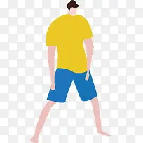 手绘卡通篮球运动员设计元素-空若网 手绘卡通篮球运动员设计元素-空若网