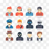 矢量各种职业-空若网 矢量各种职业-空若网