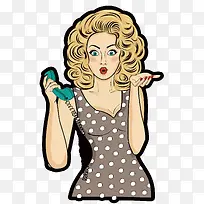 打电话的女人-空若网 打电话的女人-空若网