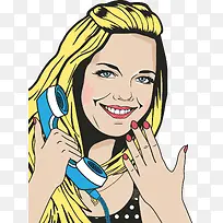 打电话的女人-空若网 打电话的女人-空若网