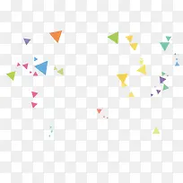 多彩简约三角碎片漂浮素材-空若网 多彩简约三角碎片漂浮素材-空若网