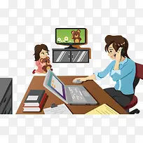 看电视的小女孩-空若网 看电视的小女孩-空若网