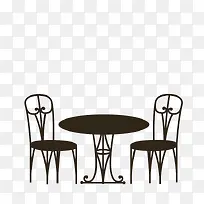 创意黑咖啡厅桌-空若网 创意黑咖啡厅桌-空若网