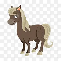矢量手绘卡通马-空若网 矢量手绘卡通马-空若网