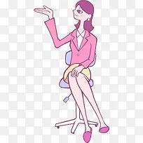 粉红摊手女郎-空若网 粉红摊手女郎-空若网