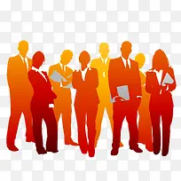 橙色男人商量书商务会计-空若网 橙色男人商量书商务会计-空若网