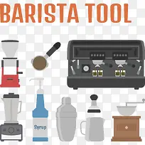 卡通商务 咖啡店信息图元素素材-空若网 卡通商务 咖啡店信息图元素素材-空若网