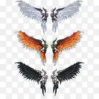 时尚炫酷的翅膀元素-空若网 时尚炫酷的翅膀元素-空若网