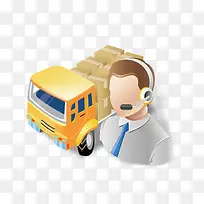 矢量快递信收货图案图标-空若网 矢量快递信收货图案图标-空若网