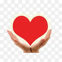 手捧爱心-空若网 手捧爱心-空若网