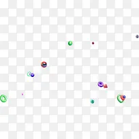 多彩简约彩球漂浮素材-空若网 多彩简约彩球漂浮素材-空若网