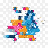 彩色多边形-空若网 彩色多边形-空若网