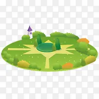 公园png矢量元素-空若网 公园png矢量元素-空若网