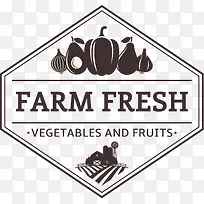 黑白标签 水果蔬菜-空若网 黑白标签 水果蔬菜-空若网