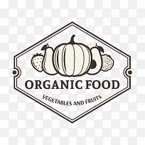 黑白标签 水果蔬菜-空若网 黑白标签 水果蔬菜-空若网