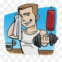 爱健身的男孩-空若网 爱健身的男孩-空若网