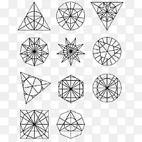 多边形设计素材-空若网 多边形设计素材-空若网